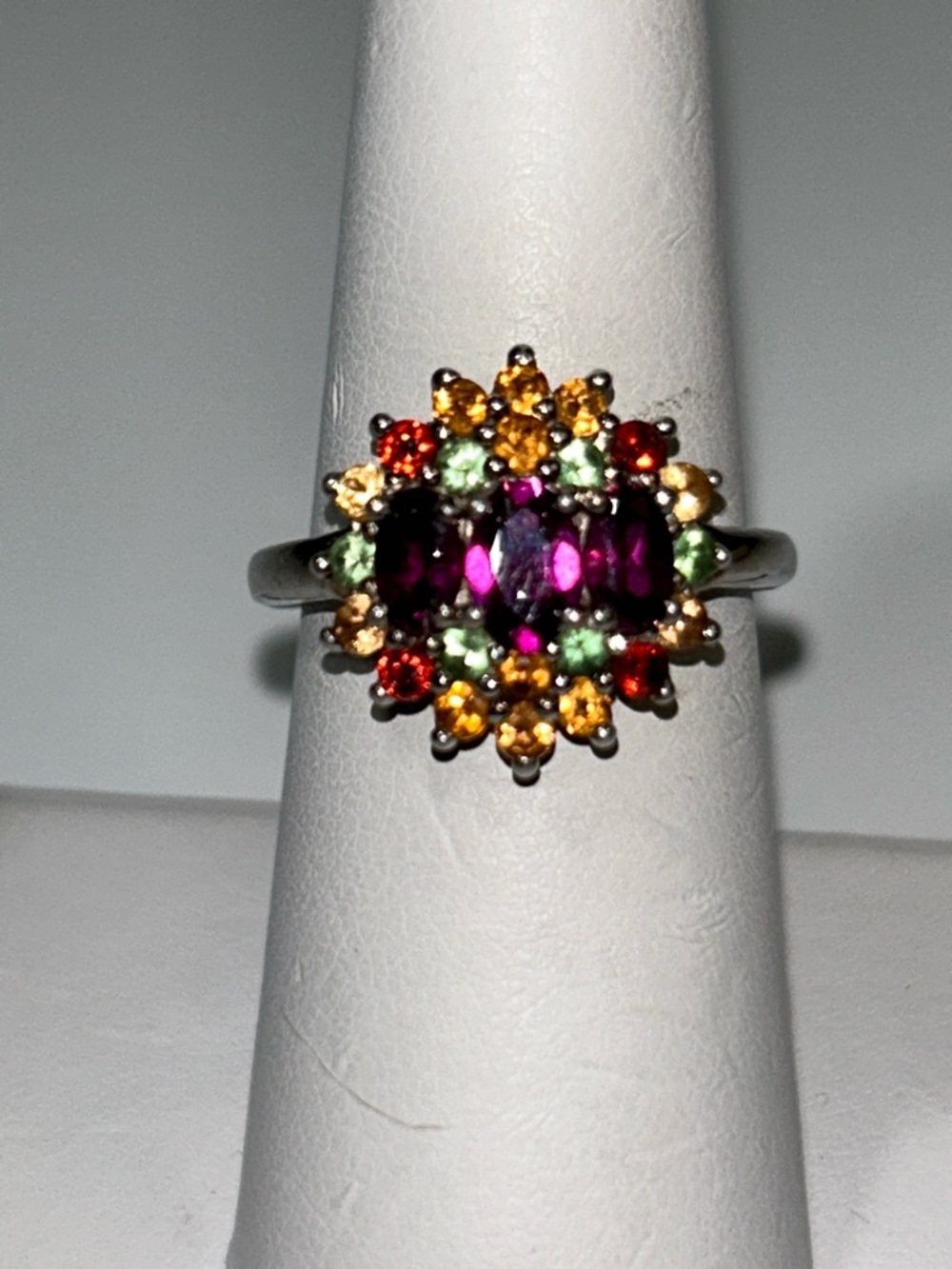 NWOT NYC 11 Chuck Clemency Designer Sterling Silver Genuine Gemstone Ring